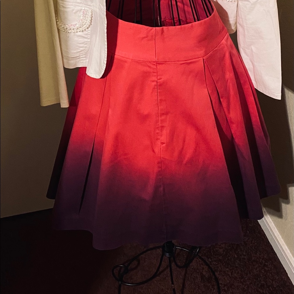 Express ombré skirt with back zipper.  Beautiful